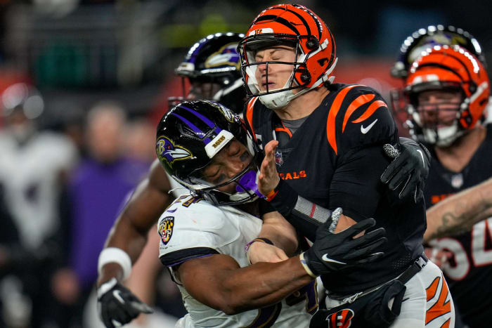 Baltimore Ravens Kristian Welch, Cincinnati Bengals Joe Burrow